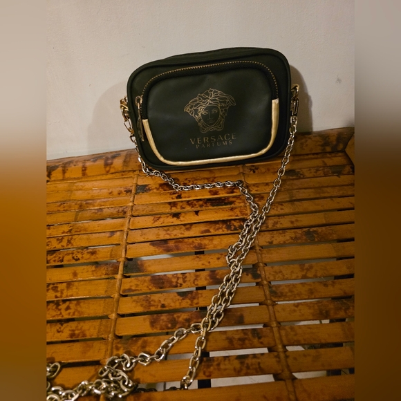 Versace Parfums Small Gold Chain Crossbody Back - Picture 2 of 5